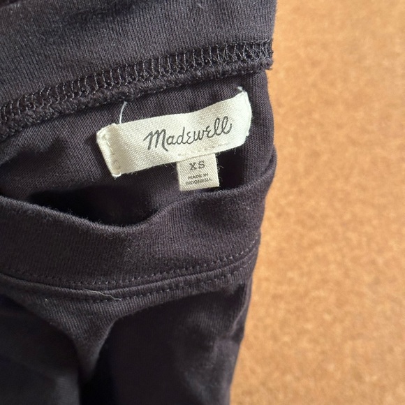 MADEWELL - BLACK EXTRA LONG TEE - Sz XS - Picture 2 of 3